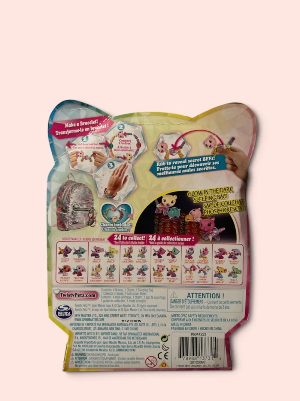 Twisty Petz Babies Pink and Purple Charm Pack